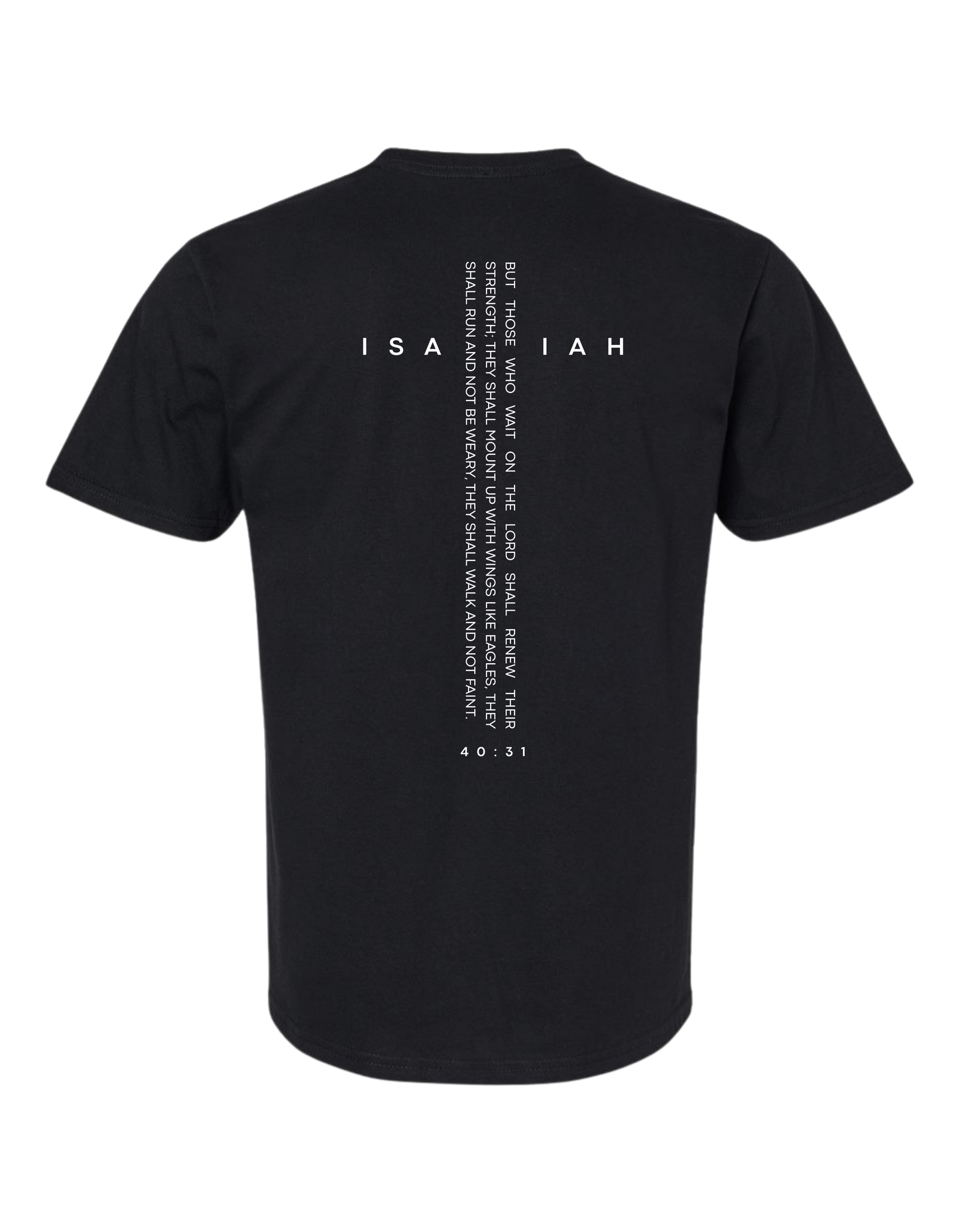 Soar like eagles. (Isaiah 40:31) T-shirt