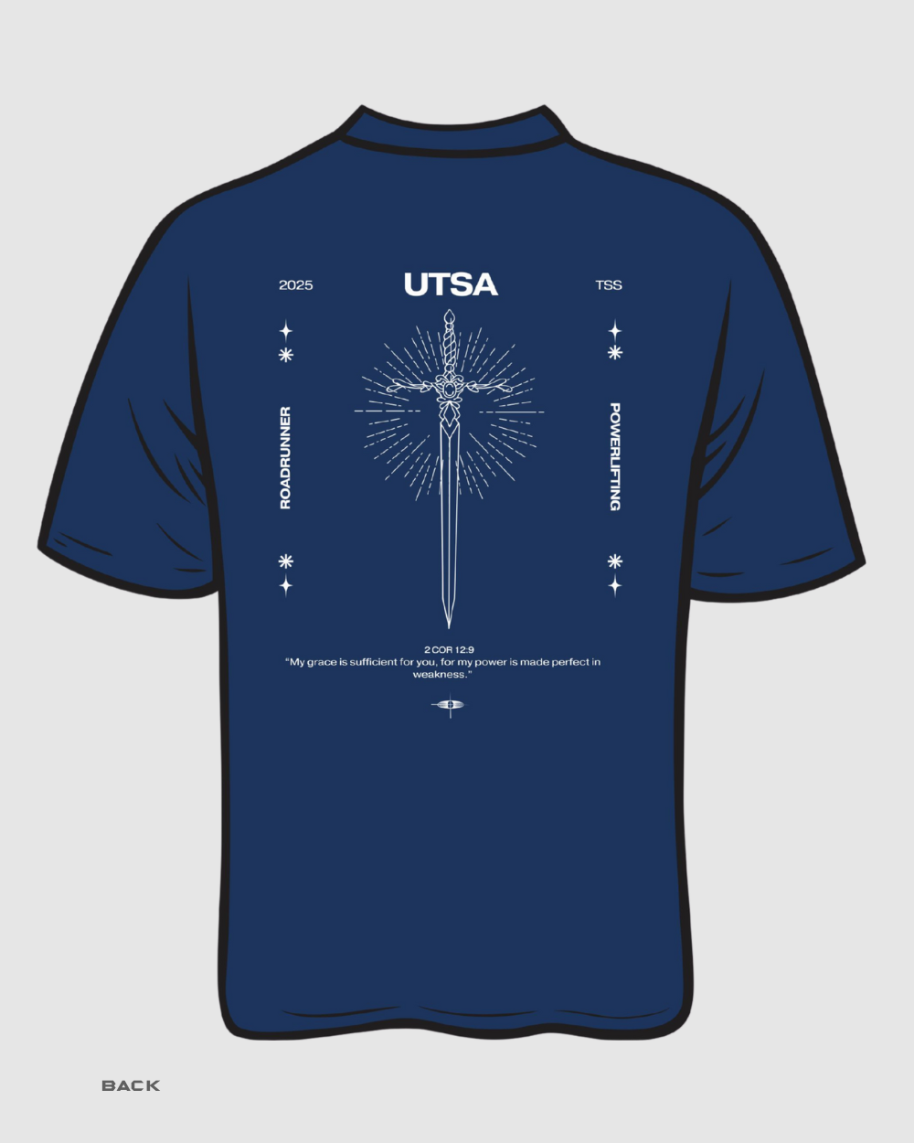 Roadrunner Powerlifting "Strength in Faith" Tee