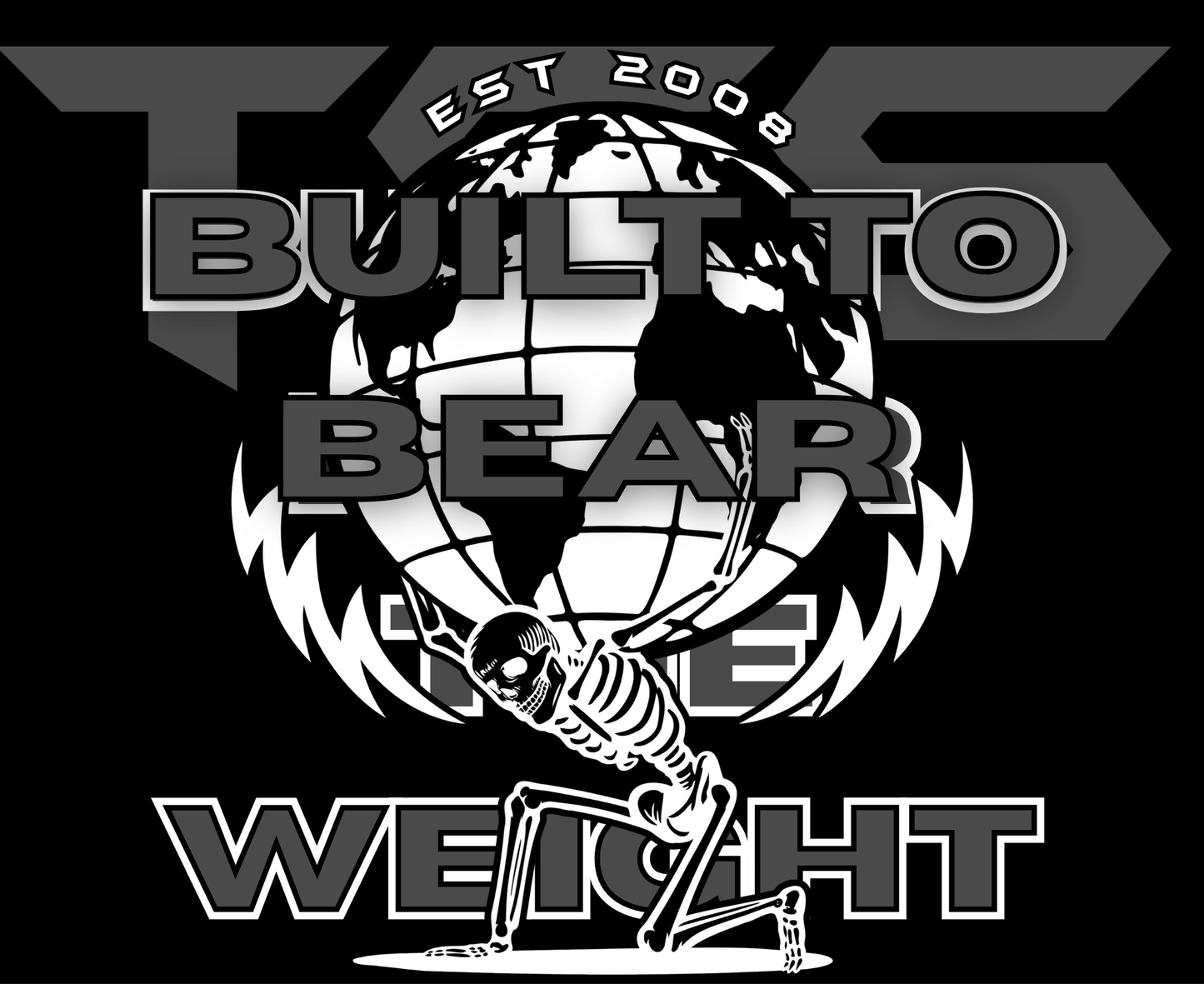 TSS “Built to Bear the Weight” Skeleton Hoodie – Black Friday Exclusive (Pre-Order)