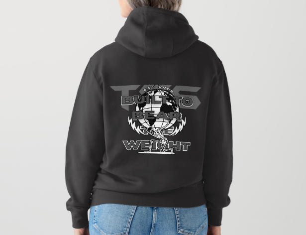 TSS “Built to Bear the Weight” Skeleton Hoodie – Black Friday Exclusive (Pre-Order)